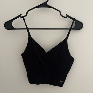 Hollister Co. Black Women's Wrap Top